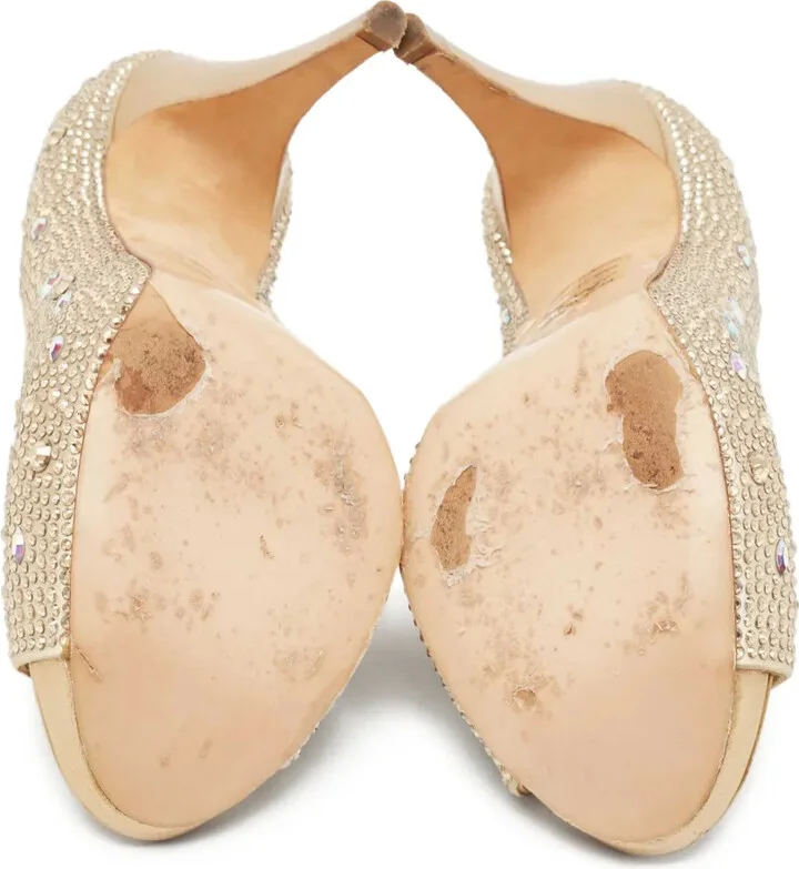 120mm Crystal-Embellished Sandals - Image 4