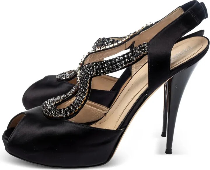 120mm Crystal-Embellished Sandals - Image 2