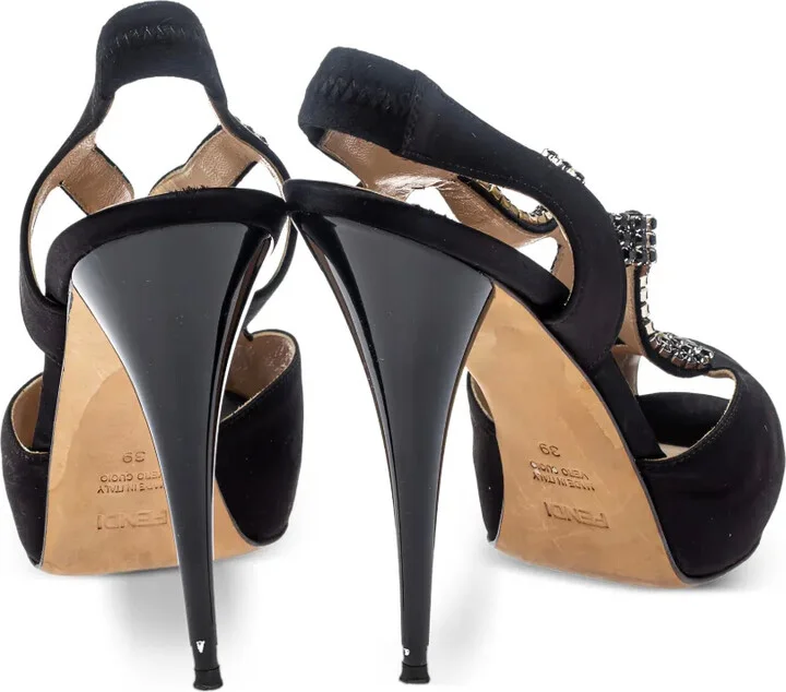 120mm Crystal-Embellished Sandals - Image 3