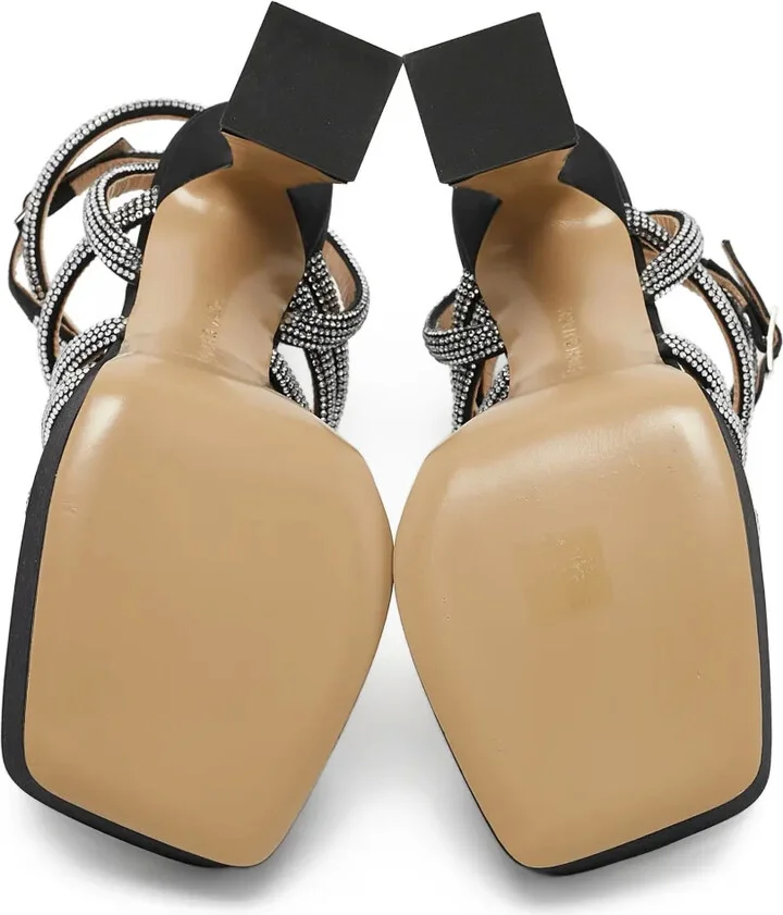120mm Crystal-Embellished Sandals - Image 4