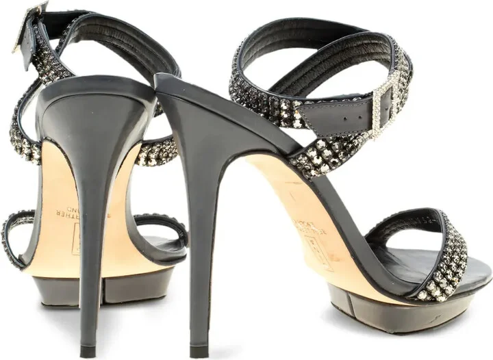 120mm Crystal-Embellished Sandals - Image 3