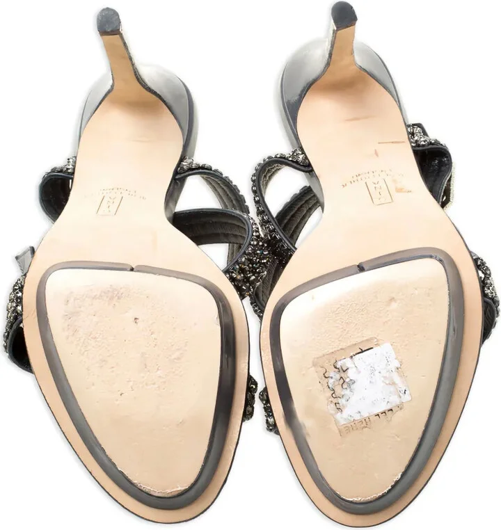 120mm Crystal-Embellished Sandals - Image 4
