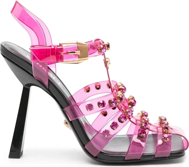 120mm Crystal-Embellished Sandals