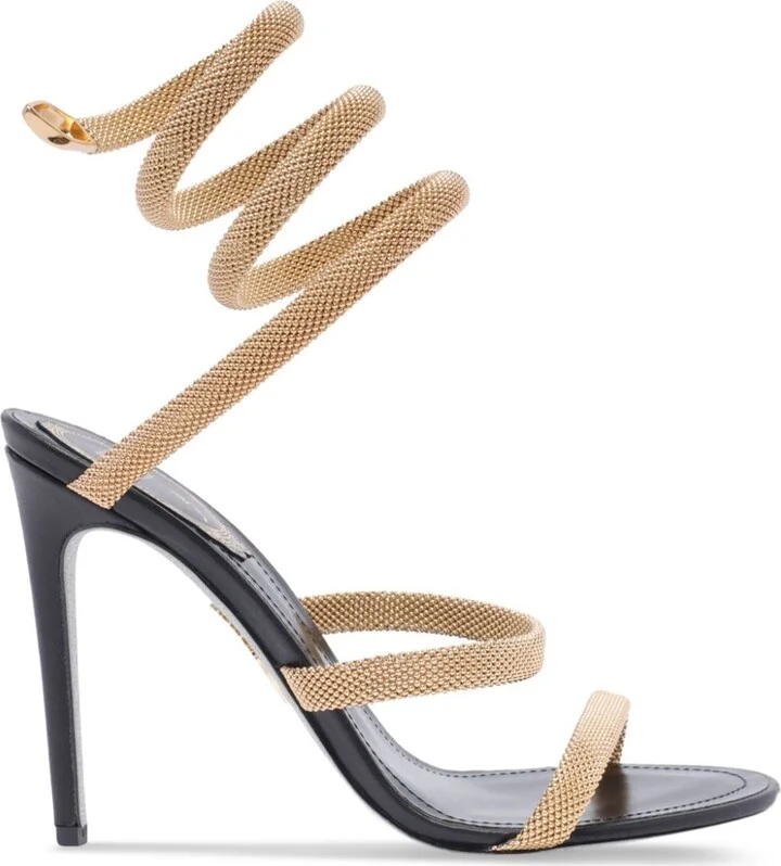 120mm Crystal-Embellished Sandals
