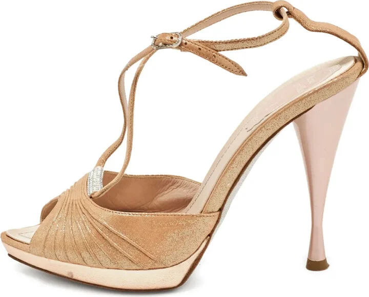 120mm Crystal-Embellished Sandals