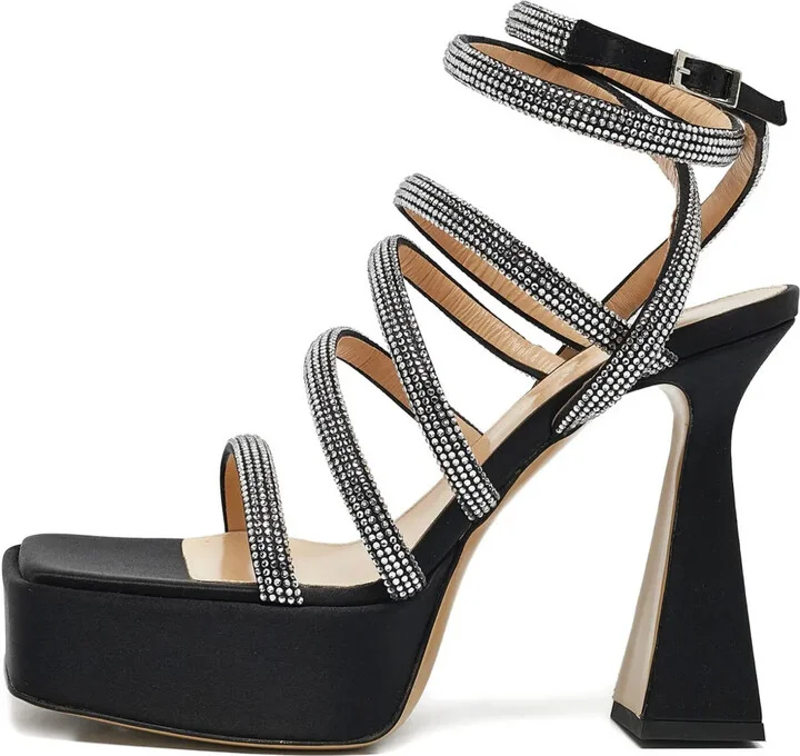 120mm Crystal-Embellished Sandals