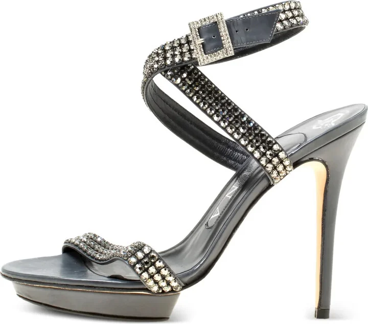 120mm Crystal-Embellished Sandals