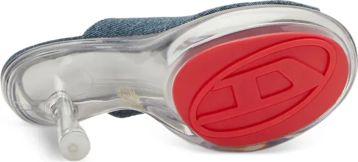 120mm D-Lake denim platform sandals - Image 5