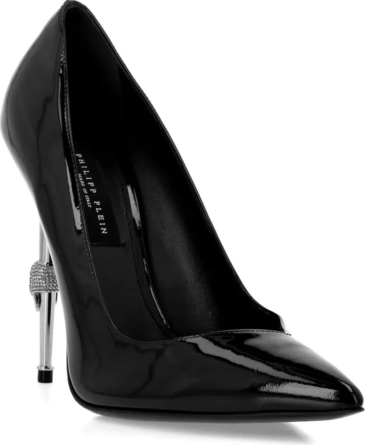 120mm Decolette leather pumps - Image 2