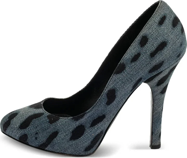 120mm Denim Pumps