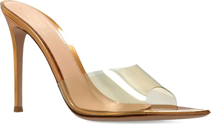 120mm Elle metallic pointed-toe sandals - Image 2