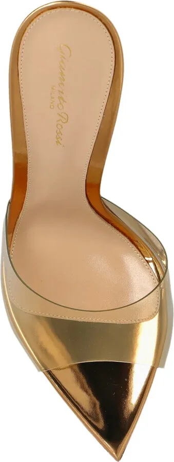120mm Elle metallic pointed-toe sandals - Image 4