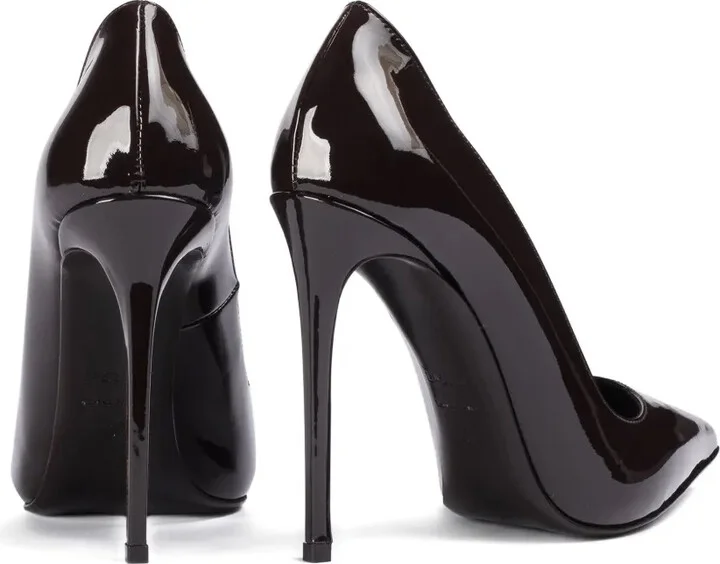 120mm Eva leather pointed-toe pumps - Image 3