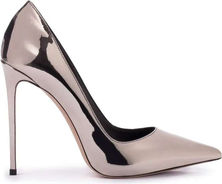120mm Eva metallic-effect pumps