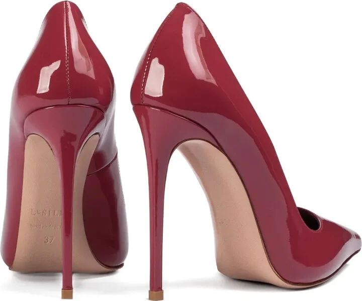 120mm Eva patent-leather pointed-toe pumps - Image 3