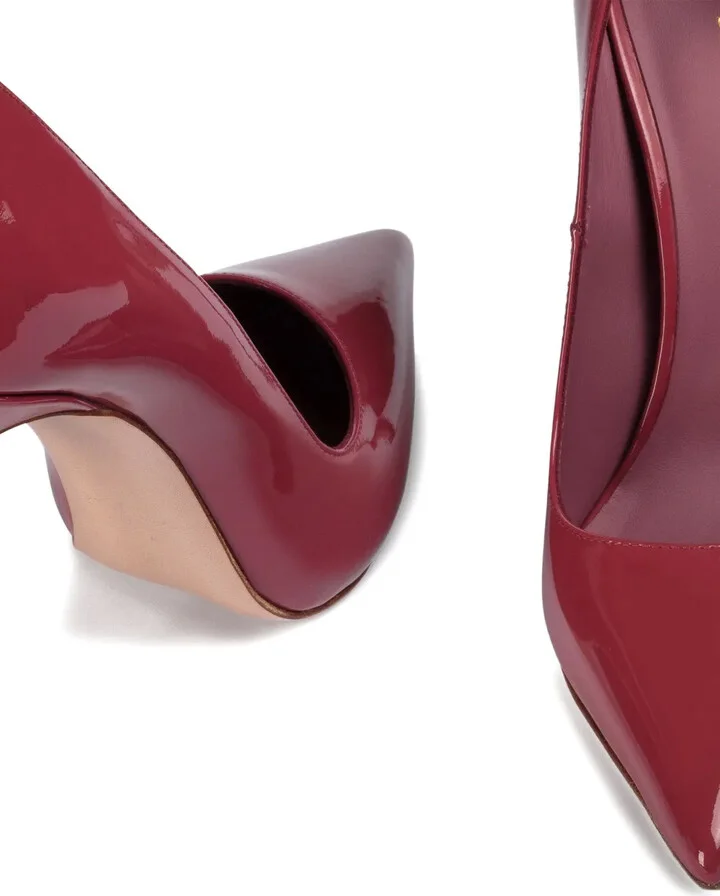 120mm Eva patent-leather pointed-toe pumps - Image 4