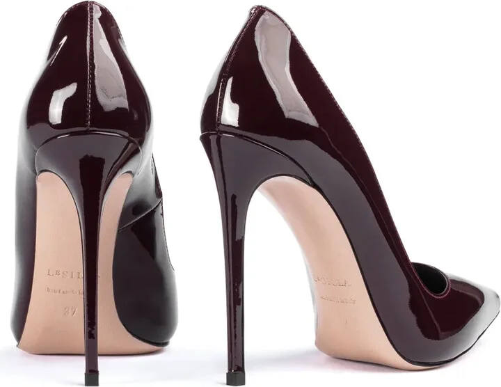 120mm Eva patent-leather pumps - Image 3