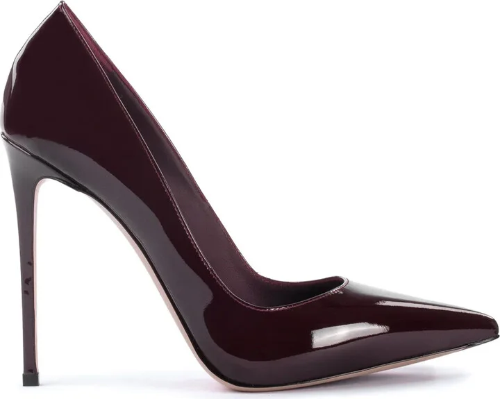 120mm Eva patent-leather pumps