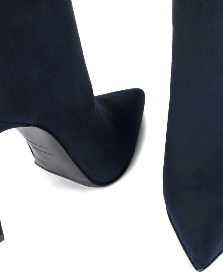 120mm Eva suede stiletto boots - Image 4