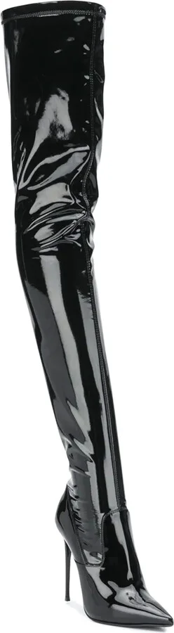 120mm Eva thigh-length leather boots - Image 2