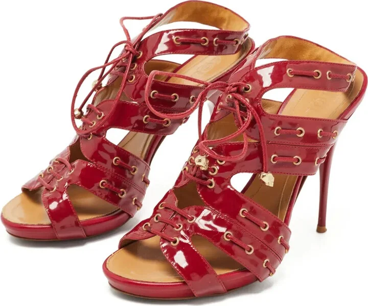 120mm Eyelet-Detail Sandals - Image 3