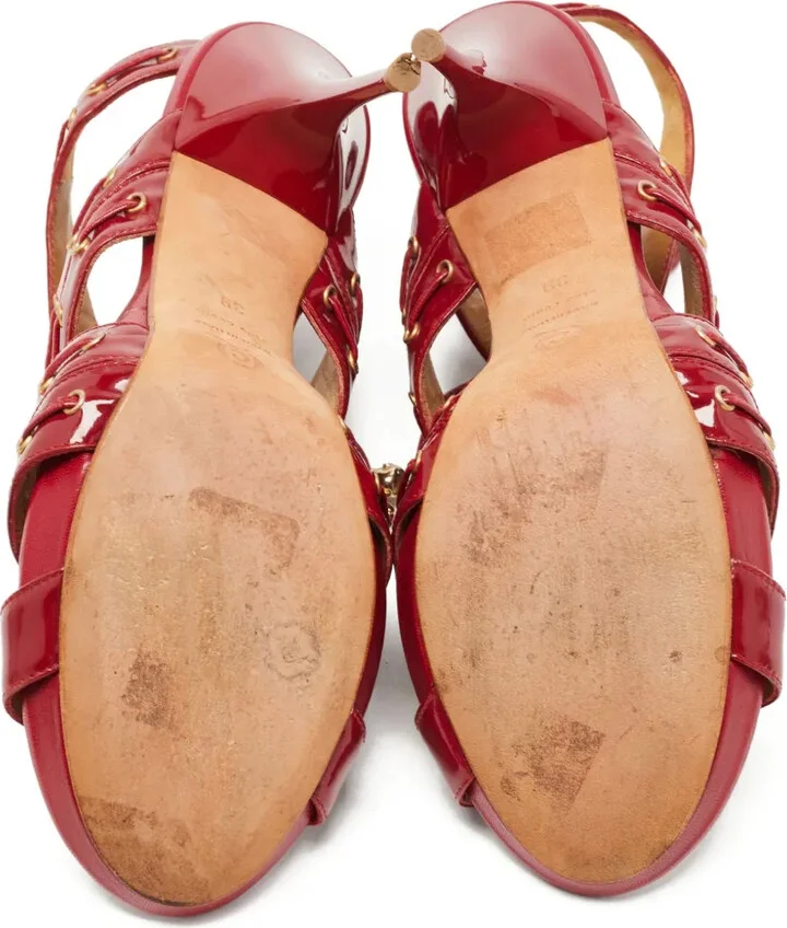 120mm Eyelet-Detail Sandals - Image 5
