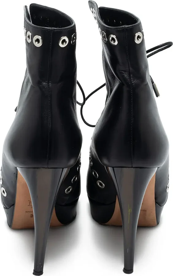 120mm Eyelet-Embellished Boots - Image 4