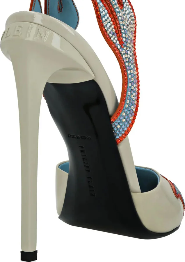 120mm Flame-Detail Stiletto Heels - Image 4