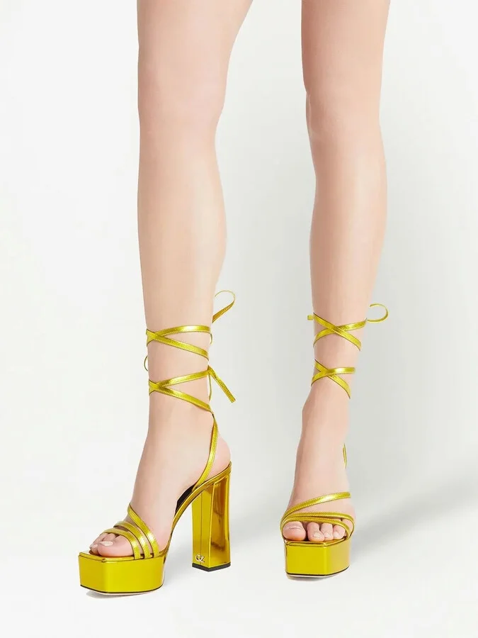 120mm Flavienne platform sandals - Image 5