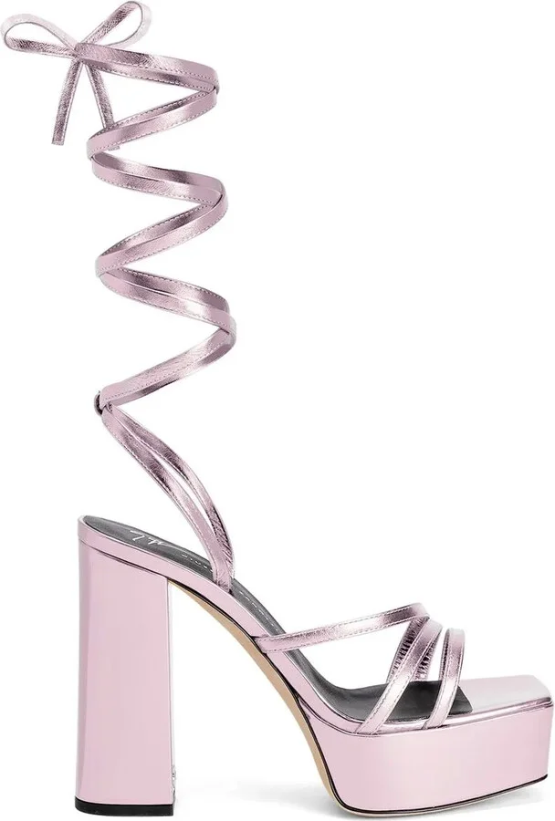 120mm Flavienne platform sandals