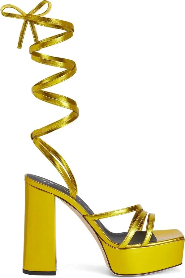 120mm Flavienne platform sandals