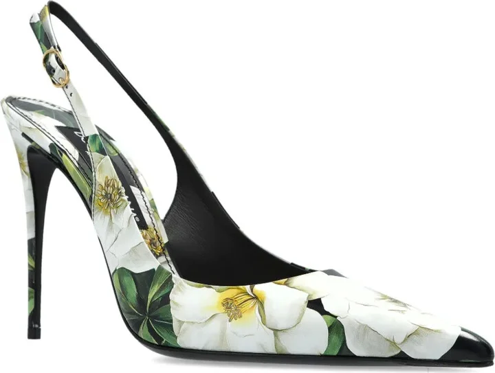 120mm Floral-Print Pumps - Image 2