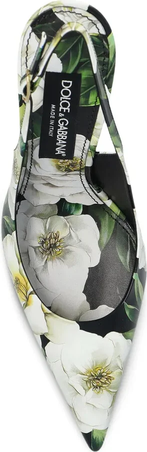 120mm Floral-Print Pumps - Image 4