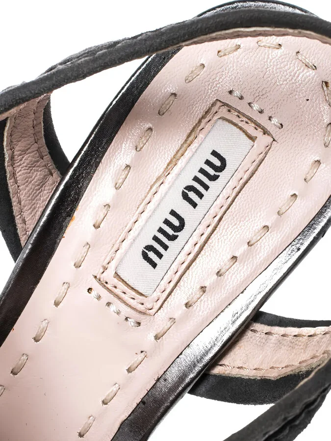 120mm Glitter-Detail Platform Sandals - Image 5