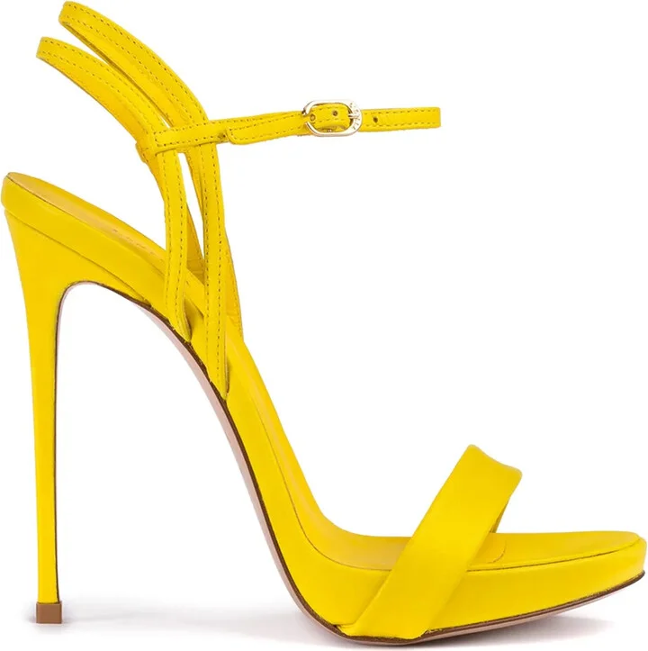 120mm Gwen patent-leather stiletto sandals