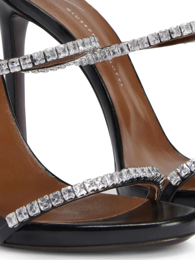 120mm Harmony Shine crystal-embellished sandals - Image 4