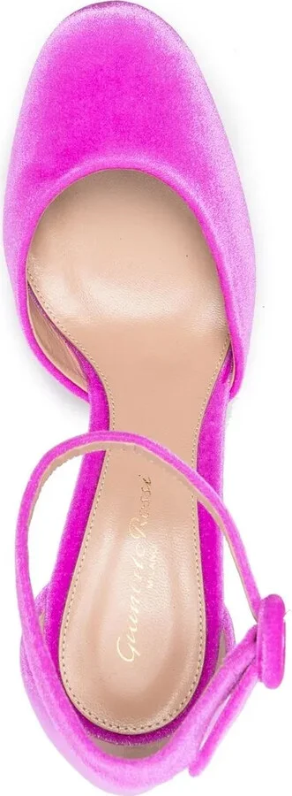 120mm Heeled Suede Pumps - Image 4