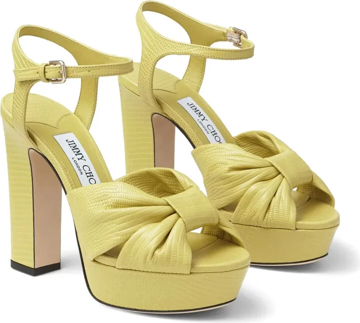 120mm Heloise leather platform sandals - Image 2