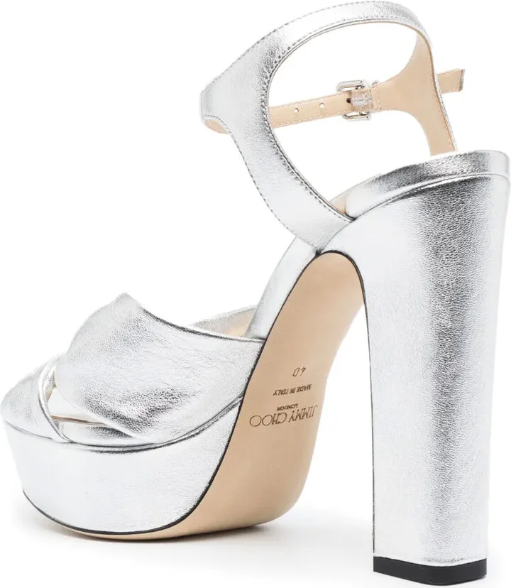 120mm Heloise leather sandals - Image 3