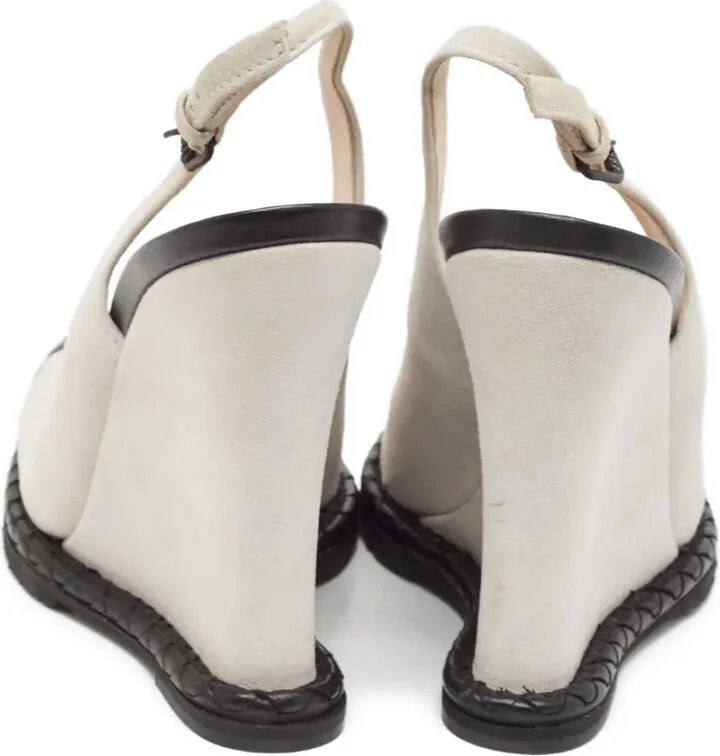 120mm Intrecciato-detail leather pumps - Image 3