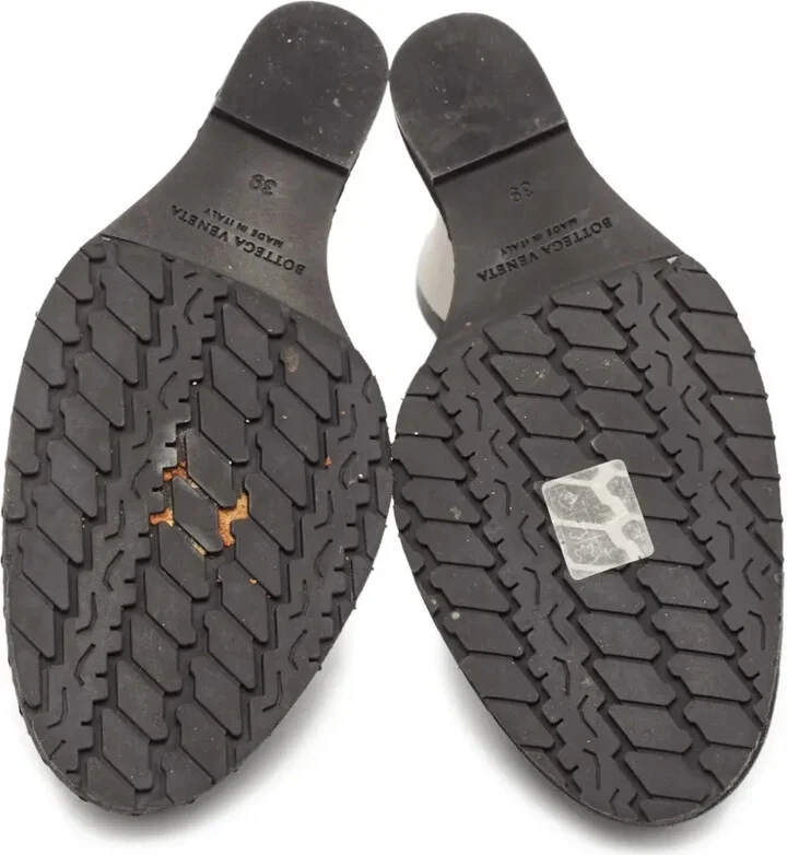 120mm Intrecciato-detail leather pumps - Image 5