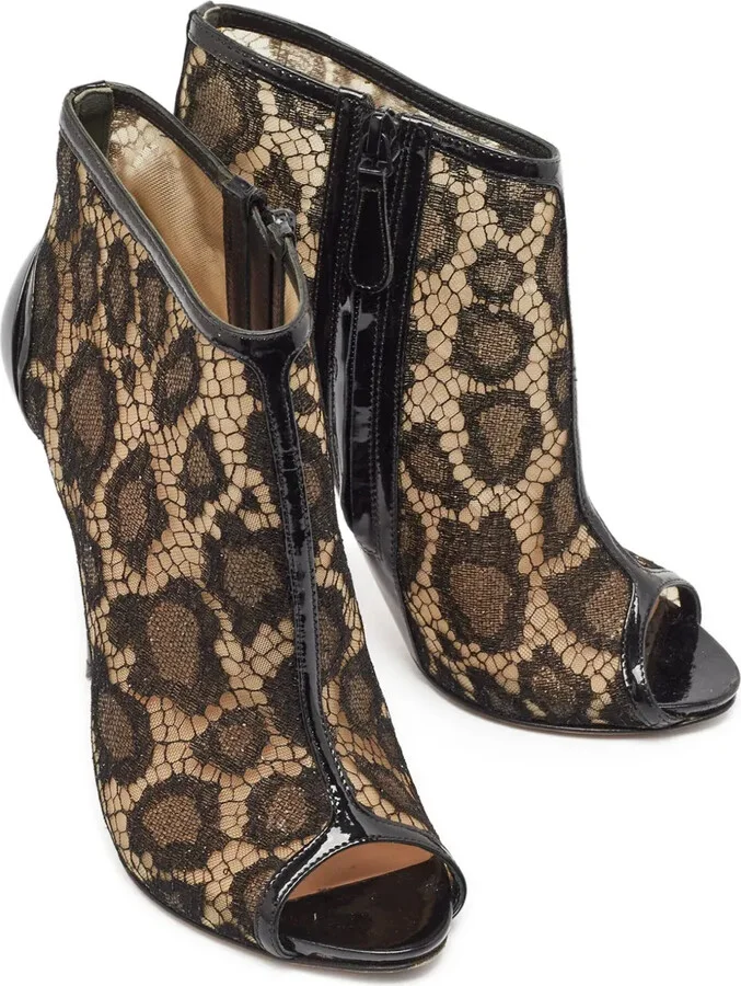 120mm Lace Ankle Boots - Image 2