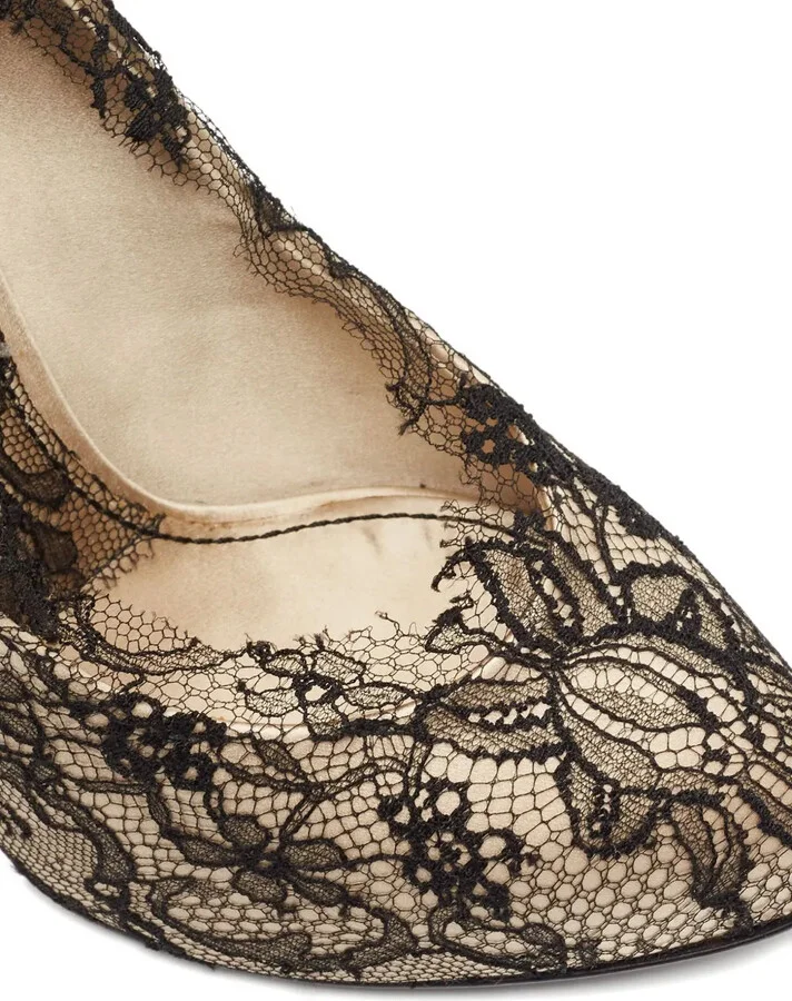 120mm Lace-Detailing Pumps - Image 5