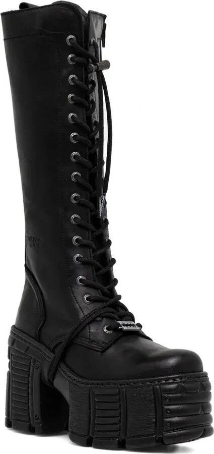 120mm Lace-Up Platform Boots - Image 2
