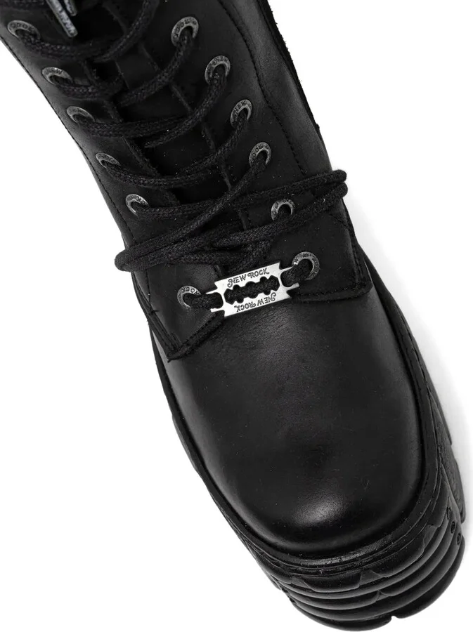 120mm Lace-Up Platform Boots - Image 4