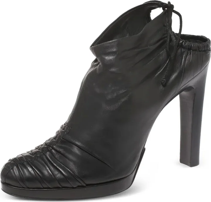 120mm Leather Ankle Boots - Image 2
