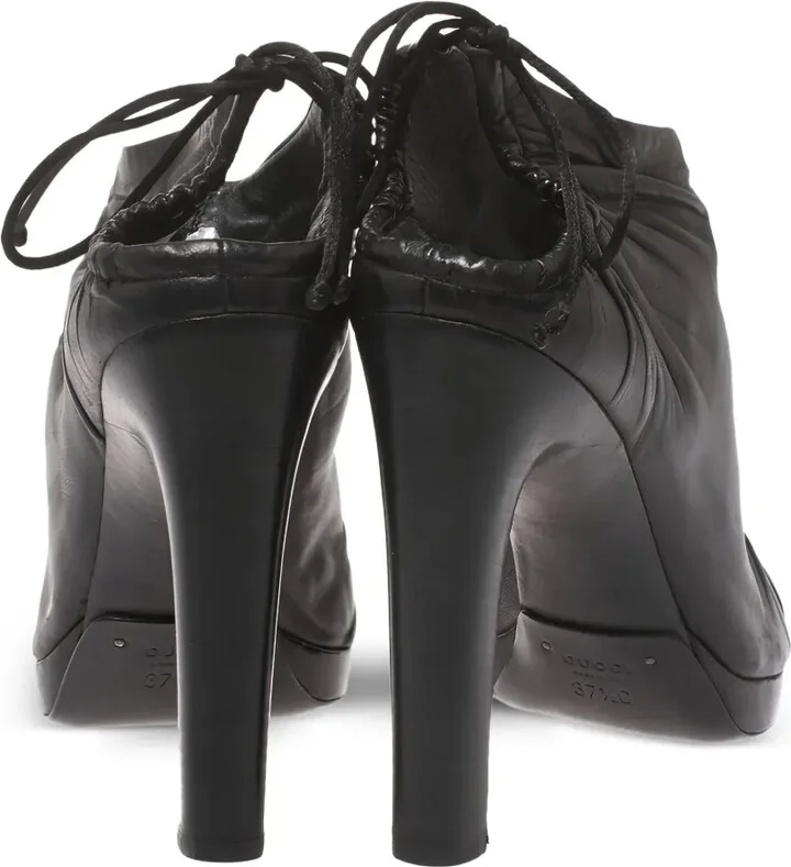 120mm Leather Ankle Boots - Image 3