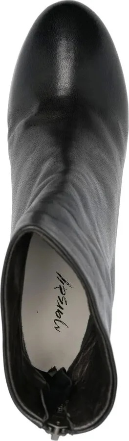 120mm Leather Ankle Boots - Image 4