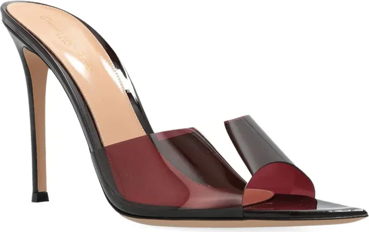 120mm Leather Heeled Mules - Image 2