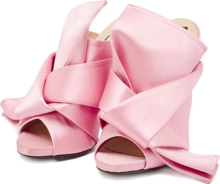 120mm Leather Heeled Mules - Image 2
